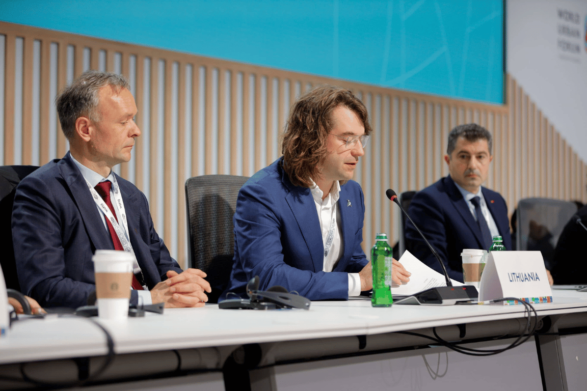 Aplinkos ministerijos kancleris Povilas Poderskis Jungtinių Tautų Pasaulio miestų forume (WUF13)